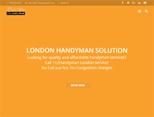 Tablet Screenshot of 112handyman.com